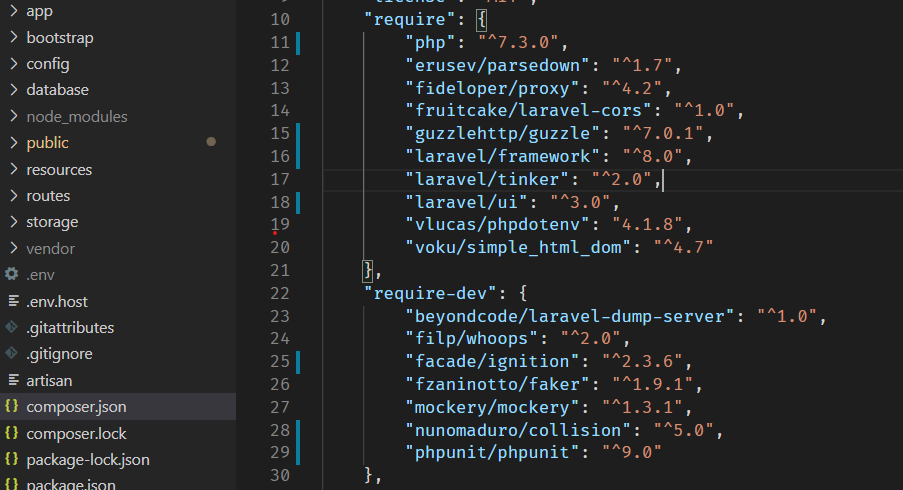 Carpeta Raíz de Laravel 7
